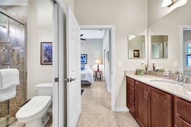 Immaculate lakefront San Remo floor plan home built by WCI on Pelican Preserve Golf Club in Florida - for sale on GolfHomes.com, golf home, golf lot