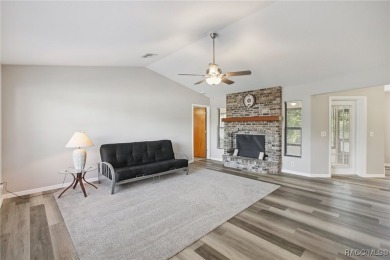 Welcome to this charming 3-bedroom, 2-bathroom home in the heart on Citrus Springs Country Club in Florida - for sale on GolfHomes.com, golf home, golf lot