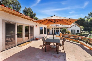 Nestled on a sprawling 2.9 acres, this stunning property boasts on Rancho Santa Fe Golf Club in California - for sale on GolfHomes.com, golf home, golf lot