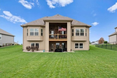 What a view!! Backs to 10th Green on walkout lot w/ see thru on Falcon Lakes Golf Course in Kansas - for sale on GolfHomes.com, golf home, golf lot