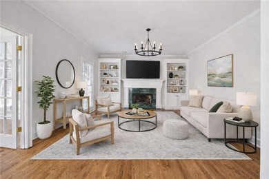 Tucked away on a quiet, double cul-de-sac street in Brookstone on Brookstone Golf and Country Club in Georgia - for sale on GolfHomes.com, golf home, golf lot