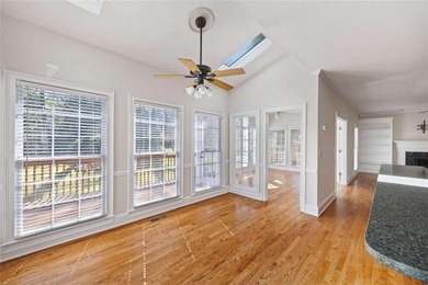 Tucked away on a quiet, double cul-de-sac street in Brookstone on Brookstone Golf and Country Club in Georgia - for sale on GolfHomes.com, golf home, golf lot