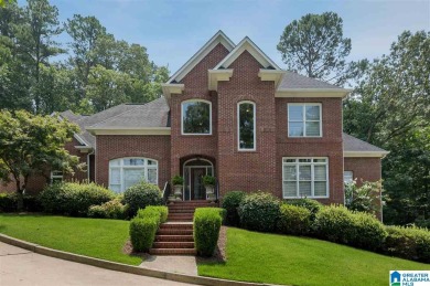 This gorgeous all brick executive home is nestled high atop a on Riverchase Country Club in Alabama - for sale on GolfHomes.com, golf home, golf lot