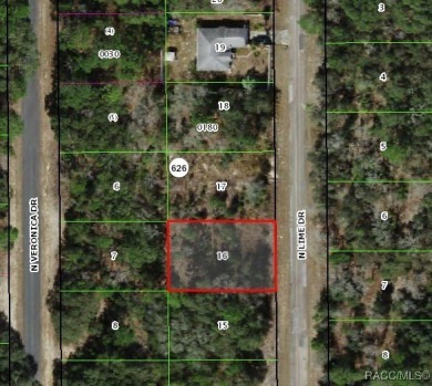 Buildable homesite in Citrus Springs offering an excellent on Pine Ridge Community Golf and Country Club in Florida - for sale on GolfHomes.com, golf home, golf lot