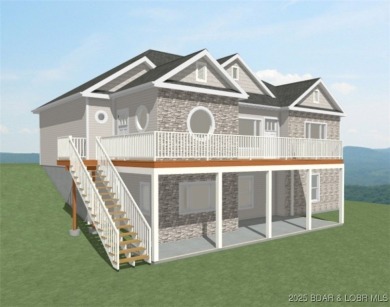 This property features 2 combined lots, creating a spacious on The Club At Porto Cima in Missouri - for sale on GolfHomes.com, golf home, golf lot