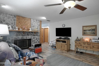 Spacious 4 - bedroom home on golf course with cozy fireplace is on Rockledge Country Club in Florida - for sale on GolfHomes.com, golf home, golf lot