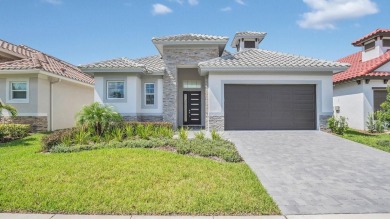 Captivating custom-built pool home, completed in 2023, nestled on Providence Golf Club in Florida - for sale on GolfHomes.com, golf home, golf lot