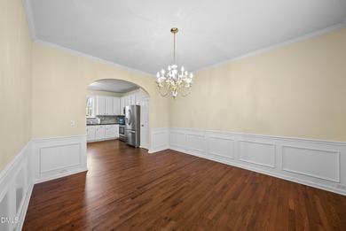 Beautifully maintained home is situated on a large lot next to a on The Crossings at Grove Park in North Carolina - for sale on GolfHomes.com, golf home, golf lot