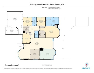 This single-family home is situated on almost 1/3 acre in a very on Desert Falls Country Club in California - for sale on GolfHomes.com, golf home, golf lot