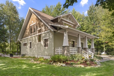 Experience year-round comfort and elegance in this like-new on Crystal Mountain Golf Course in Michigan - for sale on GolfHomes.com, golf home, golf lot