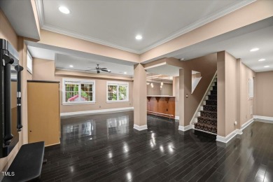 FULLY FINISHED WALK-OUT BASEMENT with 5 BR/4 BA on a cul-de-sac on TPC at Wakefield Plantation in North Carolina - for sale on GolfHomes.com, golf home, golf lot