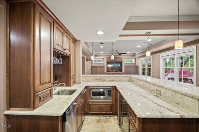 FULLY FINISHED WALK-OUT BASEMENT with 5 BR/4 BA on a cul-de-sac on TPC at Wakefield Plantation in North Carolina - for sale on GolfHomes.com, golf home, golf lot