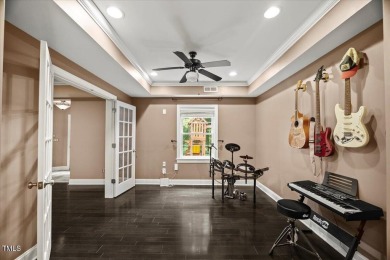 FULLY FINISHED WALK-OUT BASEMENT with 5 BR/4 BA on a cul-de-sac on TPC at Wakefield Plantation in North Carolina - for sale on GolfHomes.com, golf home, golf lot
