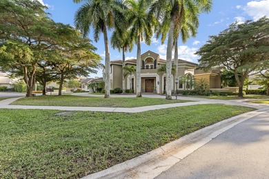Masterfully designed, this exclusive Boca Grove estate rests on on Boca Grove Golf and Tennis in Florida - for sale on GolfHomes.com, golf home, golf lot