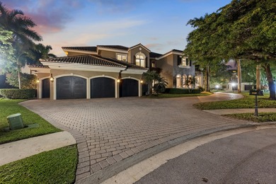 Masterfully designed, this exclusive Boca Grove estate rests on on Boca Grove Golf and Tennis in Florida - for sale on GolfHomes.com, golf home, golf lot