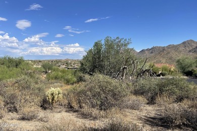 Stunning scenery awaits from this custom homesite located in the on Troon Country Club in Arizona - for sale on GolfHomes.com, golf home, golf lot