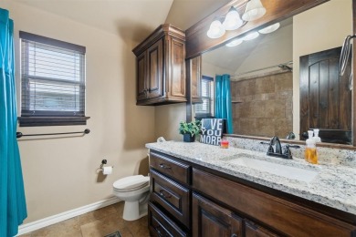 Enjoy golf course views and a spacious backyard built for on Golf Club At Surrey Hills in Oklahoma - for sale on GolfHomes.com, golf home, golf lot