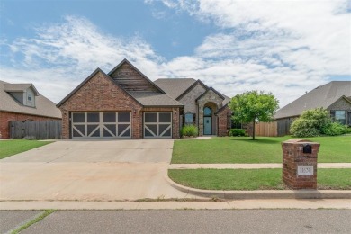 Enjoy golf course views and a spacious backyard built for on Golf Club At Surrey Hills in Oklahoma - for sale on GolfHomes.com, golf home, golf lot