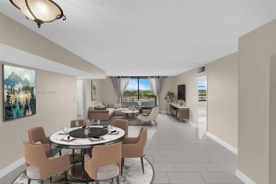 Exceptionally large. 1700 sq ft interior 2-2 split bedroom unit on The Diplomat Golf Resort and Spa in Florida - for sale on GolfHomes.com, golf home, golf lot