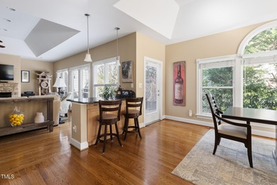 Enjoy this one-level luxury jewel box home in one of North on Governors Club in North Carolina - for sale on GolfHomes.com, golf home, golf lot