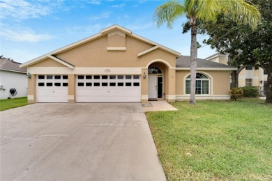 No CDD! Low HOA! Golf Course view with a private pool and 3-car on Summerfield Crossing Golf Club in Florida - for sale on GolfHomes.com, golf home, golf lot