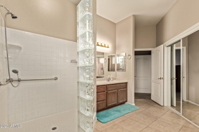 This gorgeous 3-bedroom + 2.5 bathroom home awaits you in a on Sunland Springs Golf Course  in Arizona - for sale on GolfHomes.com, golf home, golf lot