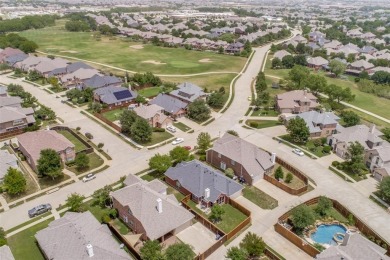 2.3 miles from the Dallas North Tollway is this stunning home in on The Trails of Frisco Golf Club in Texas - for sale on GolfHomes.com, golf home, golf lot