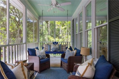 Explore this charming 3BR/3.5BA Lowcountry home offering 2,592 on Haig Point Golf Club in South Carolina - for sale on GolfHomes.com, golf home, golf lot