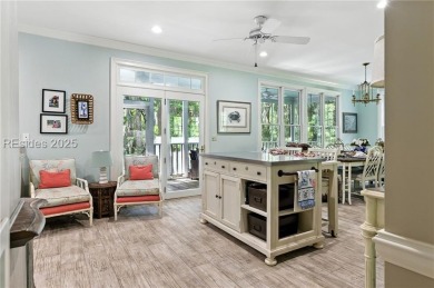 Explore this charming 3BR/3.5BA Lowcountry home offering 2,592 on Haig Point Golf Club in South Carolina - for sale on GolfHomes.com, golf home, golf lot