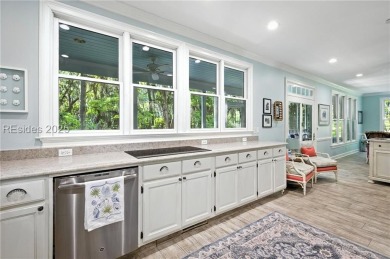 Explore this charming 3BR/3.5BA Lowcountry home offering 2,592 on Haig Point Golf Club in South Carolina - for sale on GolfHomes.com, golf home, golf lot