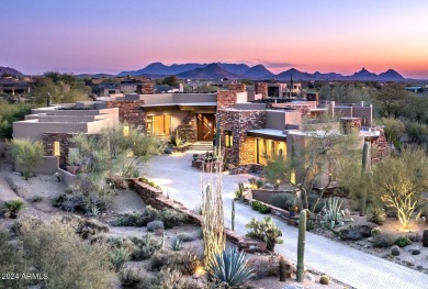 Stunning Southwest Contemporary Estate with Desert Mountain Golf on Desert Mountain Golf Club - Renegade Course in Arizona - for sale on GolfHomes.com, golf home, golf lot