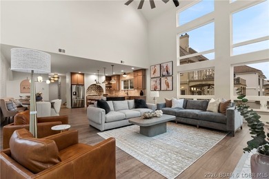 Experience luxury in this stunning 5,500 sq ft home that blends on The Club At Porto Cima in Missouri - for sale on GolfHomes.com, golf home, golf lot