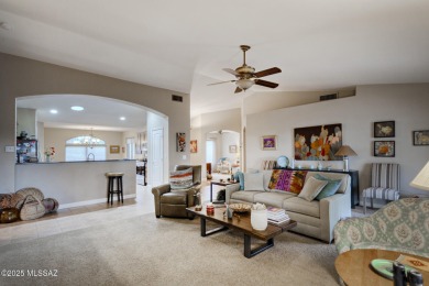 Discover this beautifully maintained 2BR, 2-BA, Den main home on Quail Creek Country Club  in Arizona - for sale on GolfHomes.com, golf home, golf lot