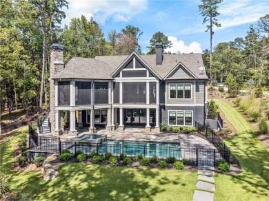 Indulge in the epitome of lakeside luxury with this exquisite on Reynolds Lake Oconee - The Oconee in Georgia - for sale on GolfHomes.com, golf home, golf lot