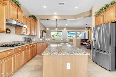 YOU'RE GOING TO LOVE IT HERE! This beautiful Del Webb Concord on Poston Butte Golf Club in Arizona - for sale on GolfHomes.com, golf home, golf lot