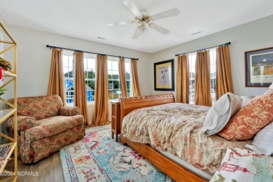 This lovely 3 bedroom 3 bathroom waterfront home was built in on Brick Landing Plantation Yacht and Golf Club in North Carolina - for sale on GolfHomes.com, golf home, golf lot