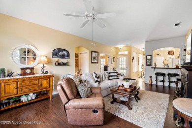 Enjoy stunning water views and abundant natural light in this on Viera East Golf Club in Florida - for sale on GolfHomes.com, golf home, golf lot