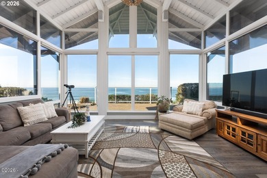 Oceanfront luxury meets modern coastal living in this stunning on Salishan Spa and Golf Resort in Oregon - for sale on GolfHomes.com, golf home, golf lot