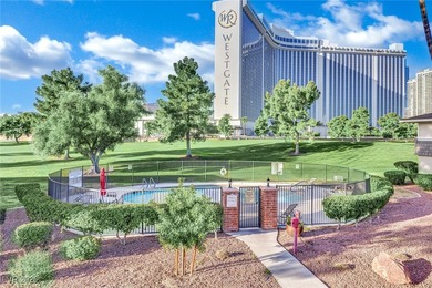 Fully furnished unit offering Strip, golf course, and pool views on Las Vegas Country Club in Nevada - for sale on GolfHomes.com, golf home, golf lot