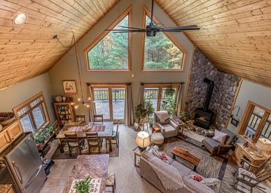Subdivision Serenity! Timber Ridge Subdivision chalet on almost on Timber Ridge Golf Club in Wisconsin - for sale on GolfHomes.com, golf home, golf lot