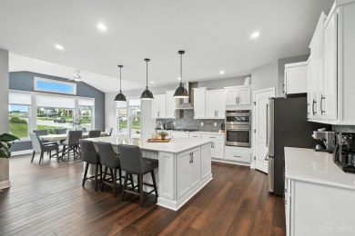 Only 2 years young, this stunning Fischer-built Marshall floor on Shaker Run Golf Club  in Ohio - for sale on GolfHomes.com, golf home, golf lot