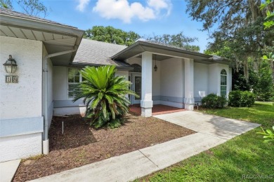 Majestic oak trees and sago palms welcome you to this beautiful on Sugarmill Woods Golf and Country Club in Florida - for sale on GolfHomes.com, golf home, golf lot