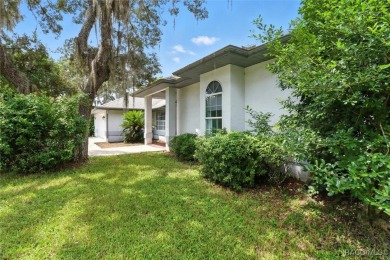 Majestic oak trees and sago palms welcome you to this beautiful on Sugarmill Woods Golf and Country Club in Florida - for sale on GolfHomes.com, golf home, golf lot
