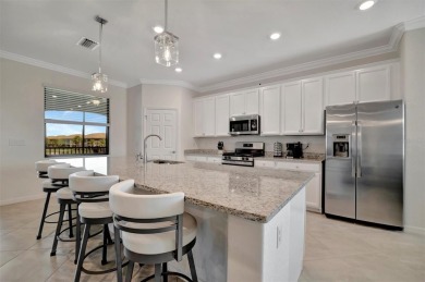 This stunning three-bedroom, two-bath second floor coach home on Lakewood National Golf Club in Florida - for sale on GolfHomes.com, golf home, golf lot