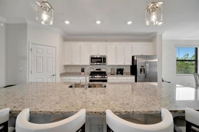 This stunning three-bedroom, two-bath second floor coach home on Lakewood National Golf Club in Florida - for sale on GolfHomes.com, golf home, golf lot