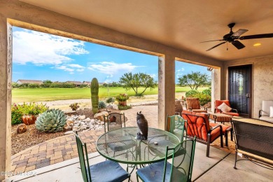 A perfect location for this 1835 Sq. Ft. Dolce Model Exterior on Saddlebrooke Ranch Golf Club in Arizona - for sale on GolfHomes.com, golf home, golf lot