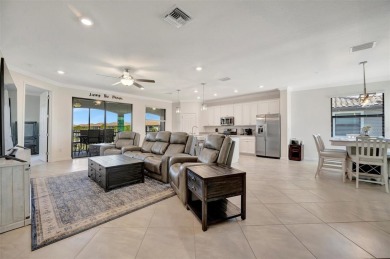 This stunning three-bedroom, two-bath second floor coach home on Lakewood National Golf Club in Florida - for sale on GolfHomes.com, golf home, golf lot