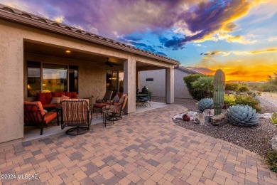 A perfect location for this 1835 Sq. Ft. Dolce Model Exterior on Saddlebrooke Ranch Golf Club in Arizona - for sale on GolfHomes.com, golf home, golf lot