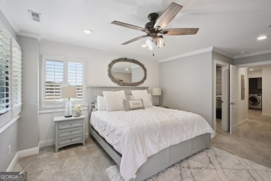 Lakefront living on Lake Peachtree! This stunning corner unit in on Canongate At Flat Creek Club in Georgia - for sale on GolfHomes.com, golf home, golf lot