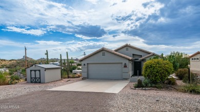 Nicely updated home that sits at the perfect hilltop location on Queen Valley Golf Course in Arizona - for sale on GolfHomes.com, golf home, golf lot